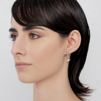 Rope jewelry earring